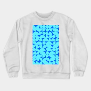 Kids Bluish Geometric Pattern - Shapes #2 Crewneck Sweatshirt